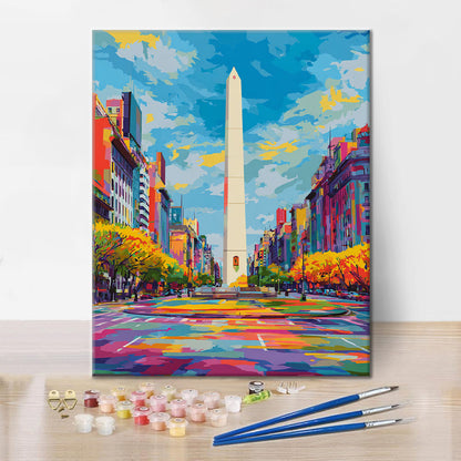 Obelisco de Buenos Aires - Pintar por números