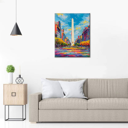 Obelisco de Buenos Aires - Pintar por números