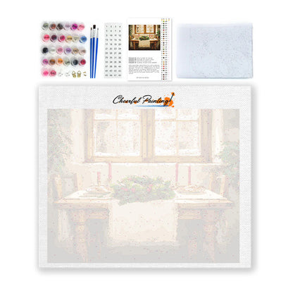 Cena navideña - Pintar por números