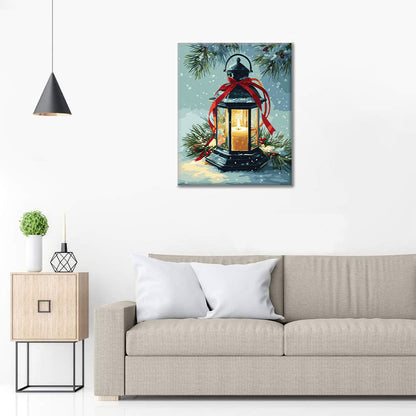 Farol de Navidad - Pintar por números