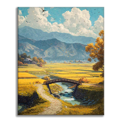 Cosecha dorada - Pintar por números