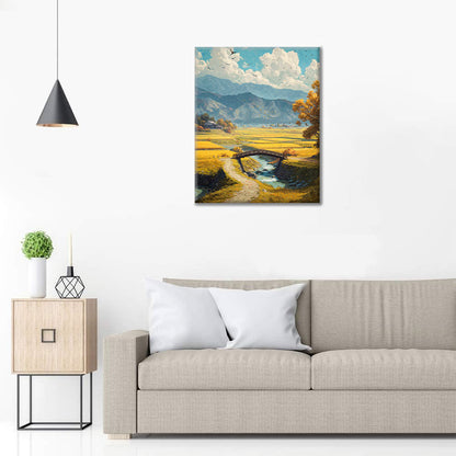 Cosecha dorada - Pintar por números