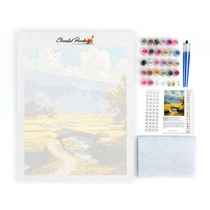 Cosecha dorada - Pintar por números