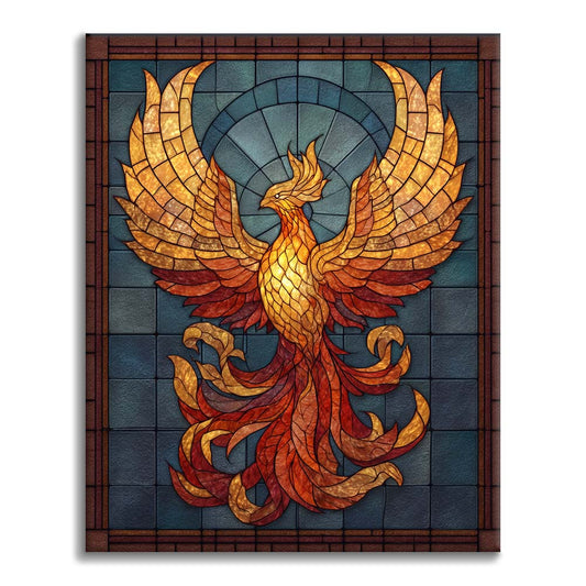 Mosaico Fénix Renacimiento - Pintar por números