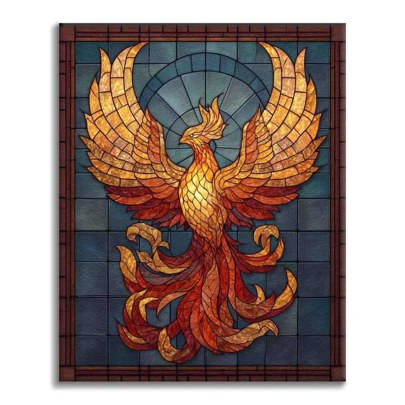 Mosaico Fénix Renacimiento - Pintar por números