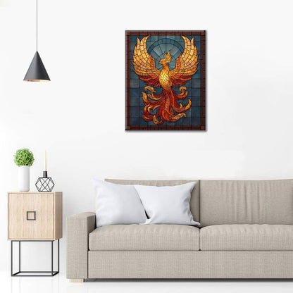 Mosaico Fénix Renacimiento - Pintar por números