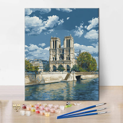 Catedral de Notre Dame - Pintar por números
