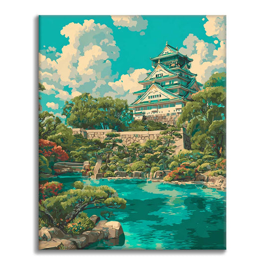 Castillo de Osaka - Pintar por números