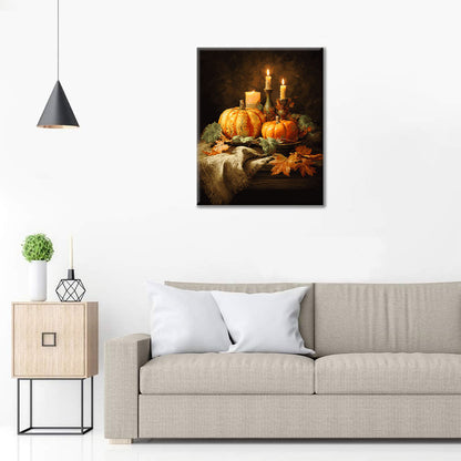 Cena de calabaza - Pintar por números