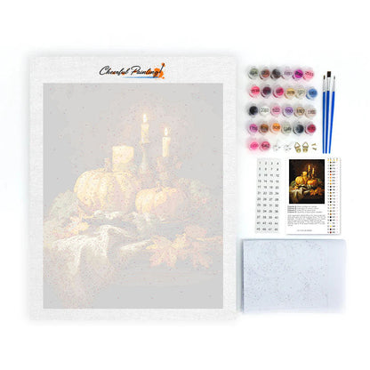 Cena de calabaza - Pintar por números