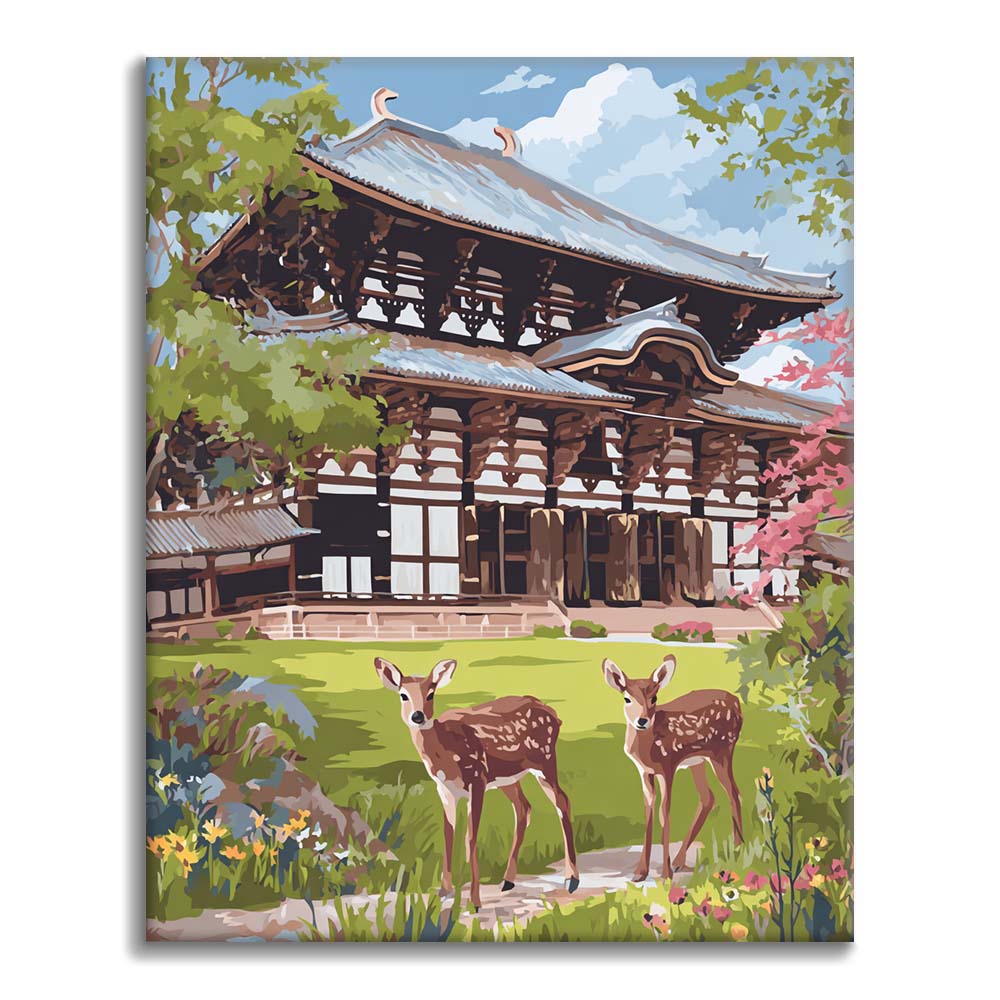 Templo Todai-ji - Pintar por números