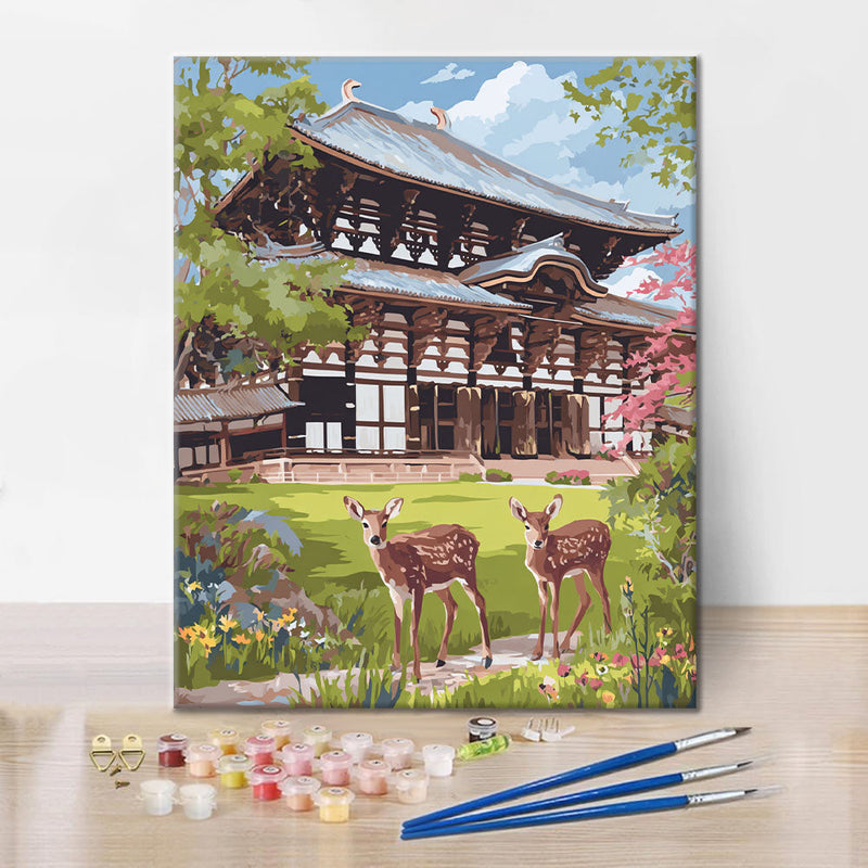 Templo Todai-ji - Pintar por números