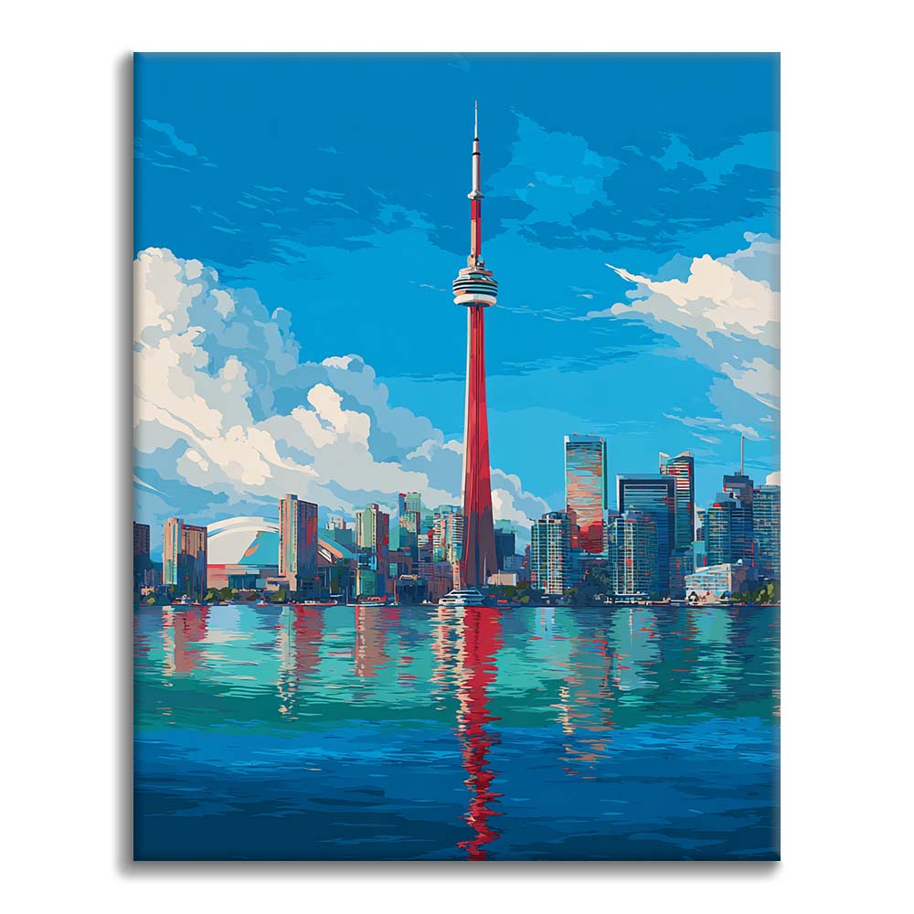 Horizonte de Toronto - Pintar por números