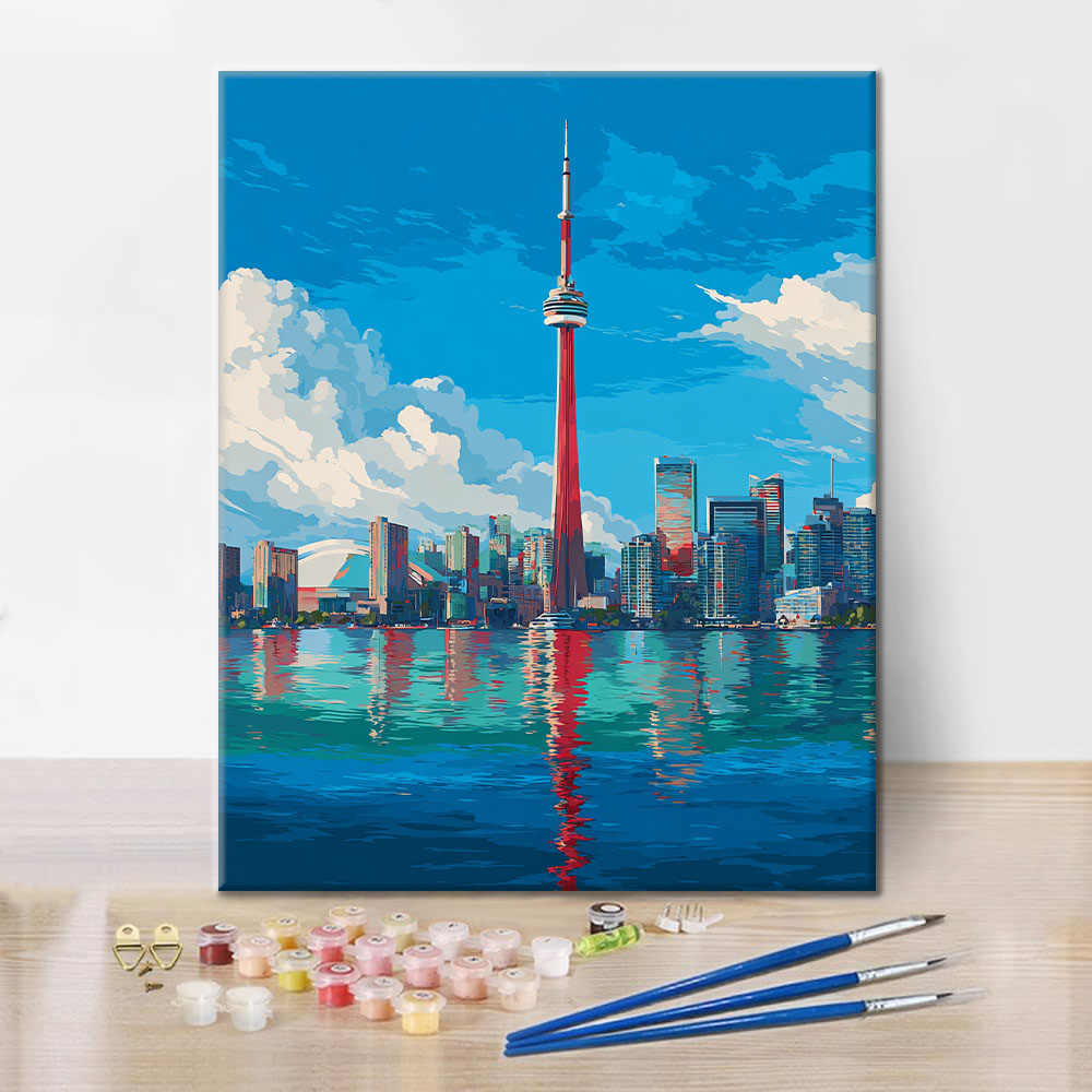 Horizonte de Toronto - Pintar por números