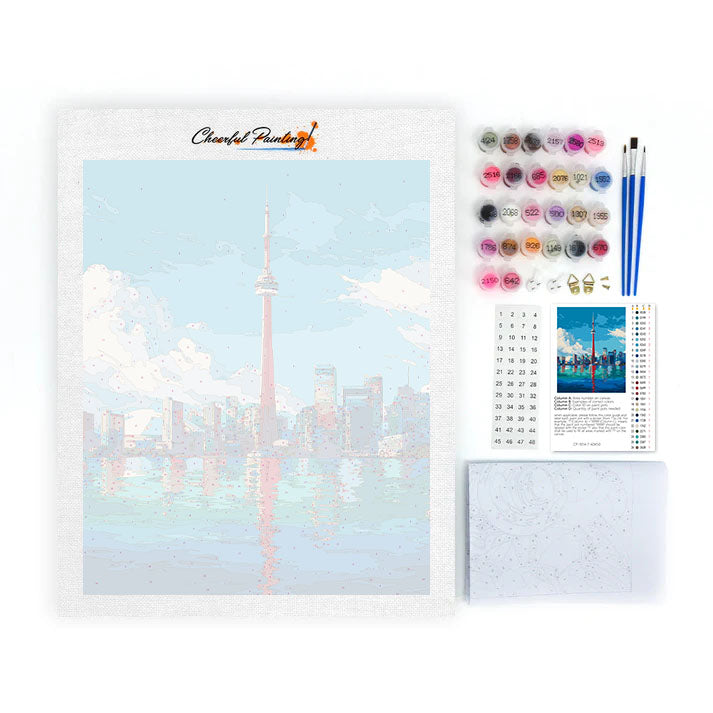 Horizonte de Toronto - Pintar por números