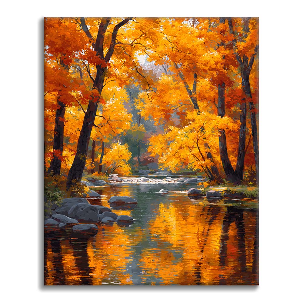 Susurros de otoño - Pintar por números