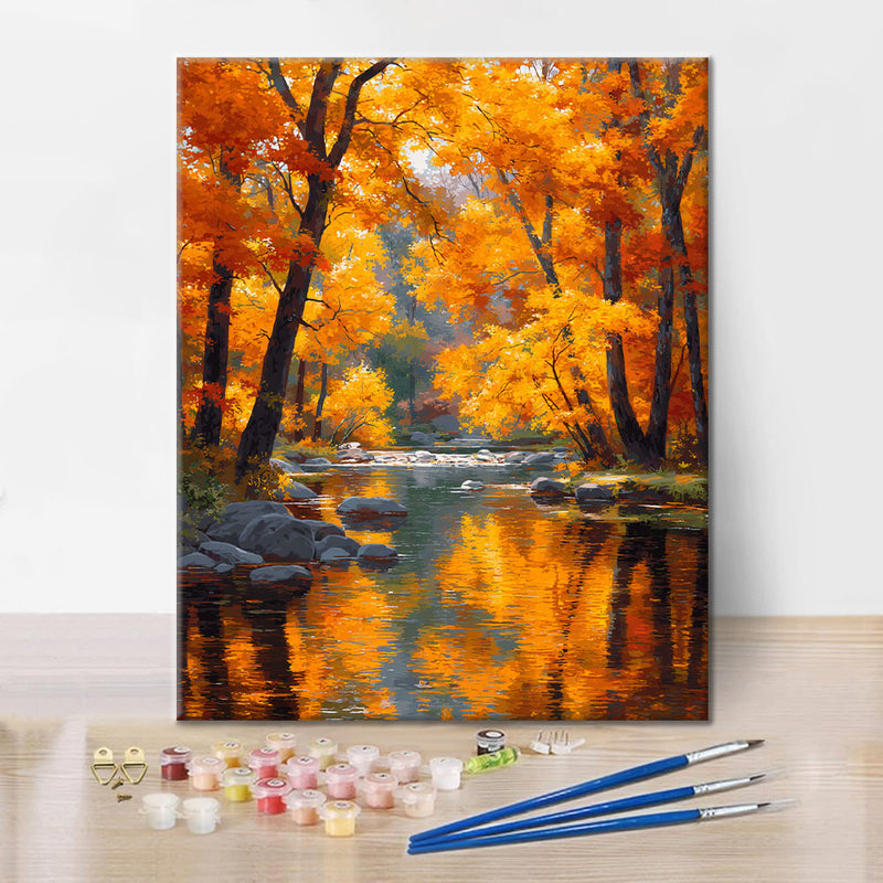 Susurros de otoño - Pintar por números
