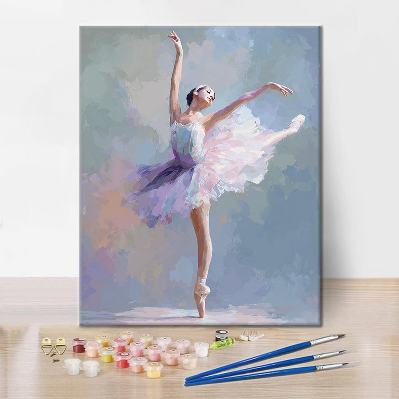 bailarina de ballet - Pintar por números