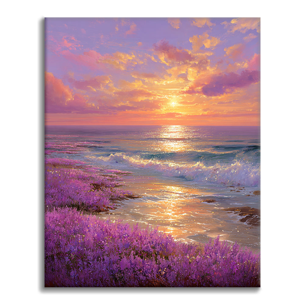 Horizonte floreciente - Pintar por números