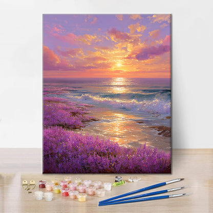 Horizonte floreciente - Pintar por números