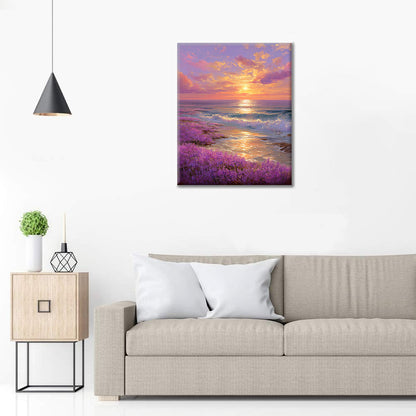 Horizonte floreciente - Pintar por números