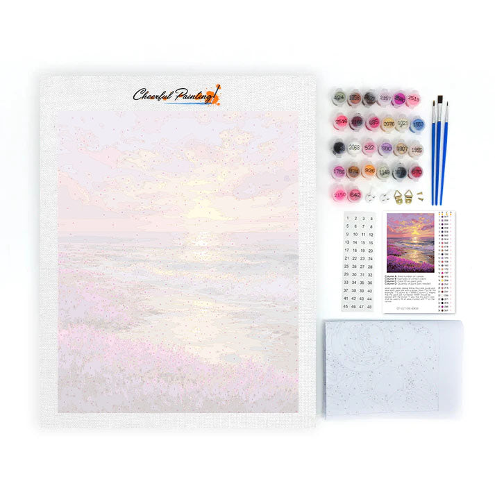 Horizonte floreciente - Pintar por números
