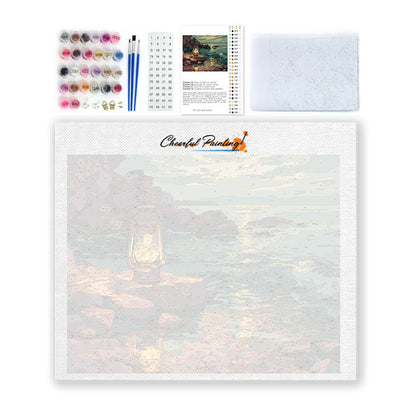 Farol costero - Pintar por números