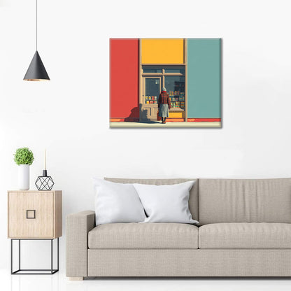 Tienda de la esquina - Pintar por números