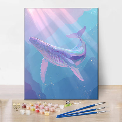 Ballena de ensueño - Pintar por números