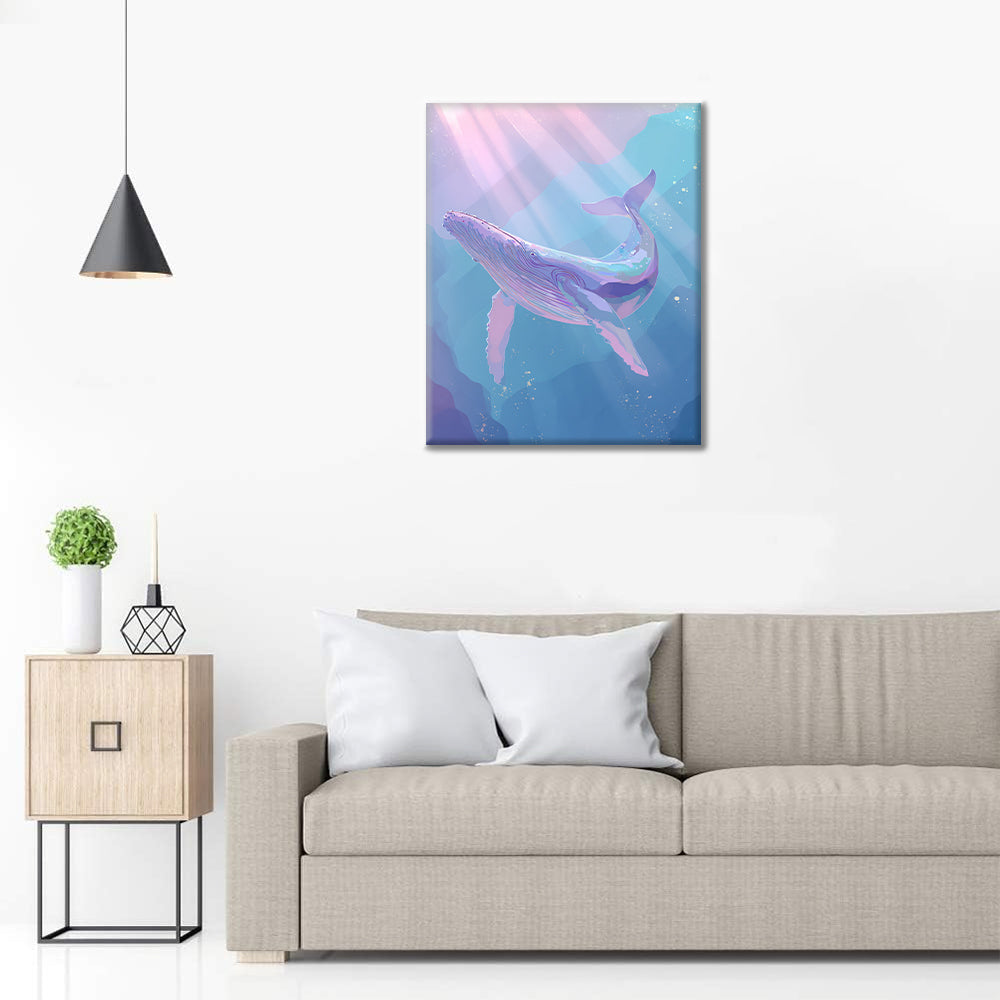Ballena de ensueño - Pintar por números
