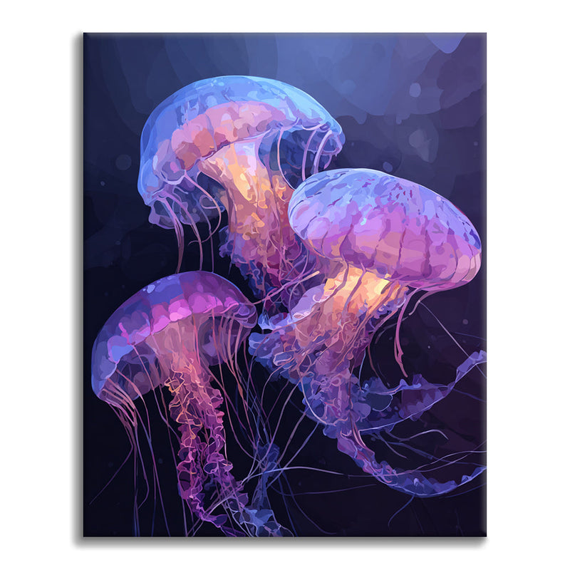 Medusas de ensueño - Pintar por números