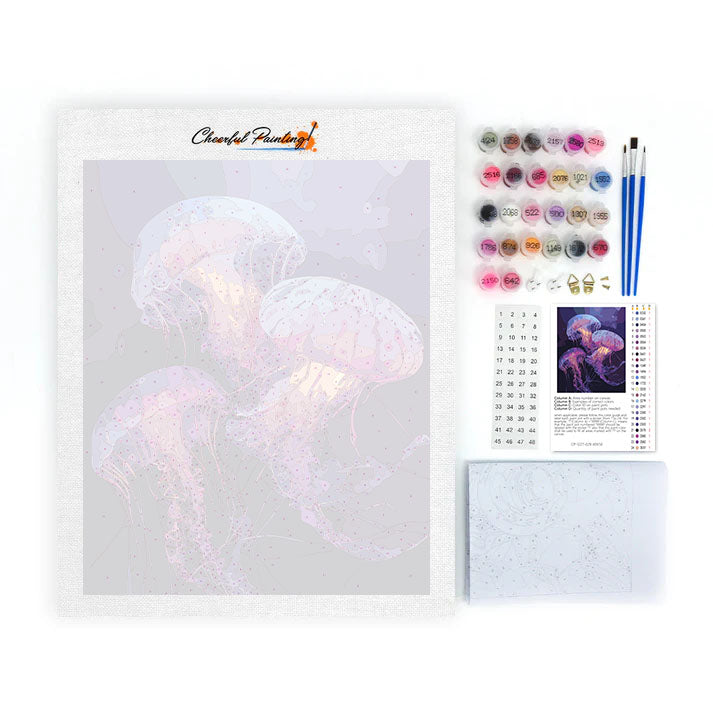 Medusas de ensueño - Pintar por números