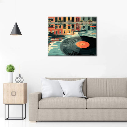 Disco flotante - Pintar por números