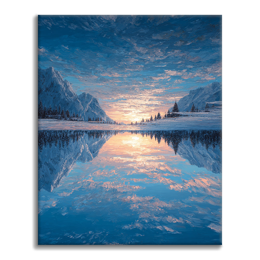 Reflejo congelado - Pintar por números