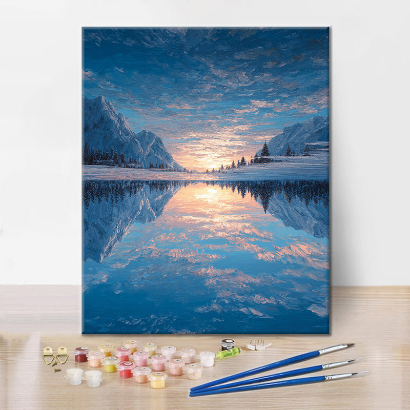 Reflejo congelado - Pintar por números