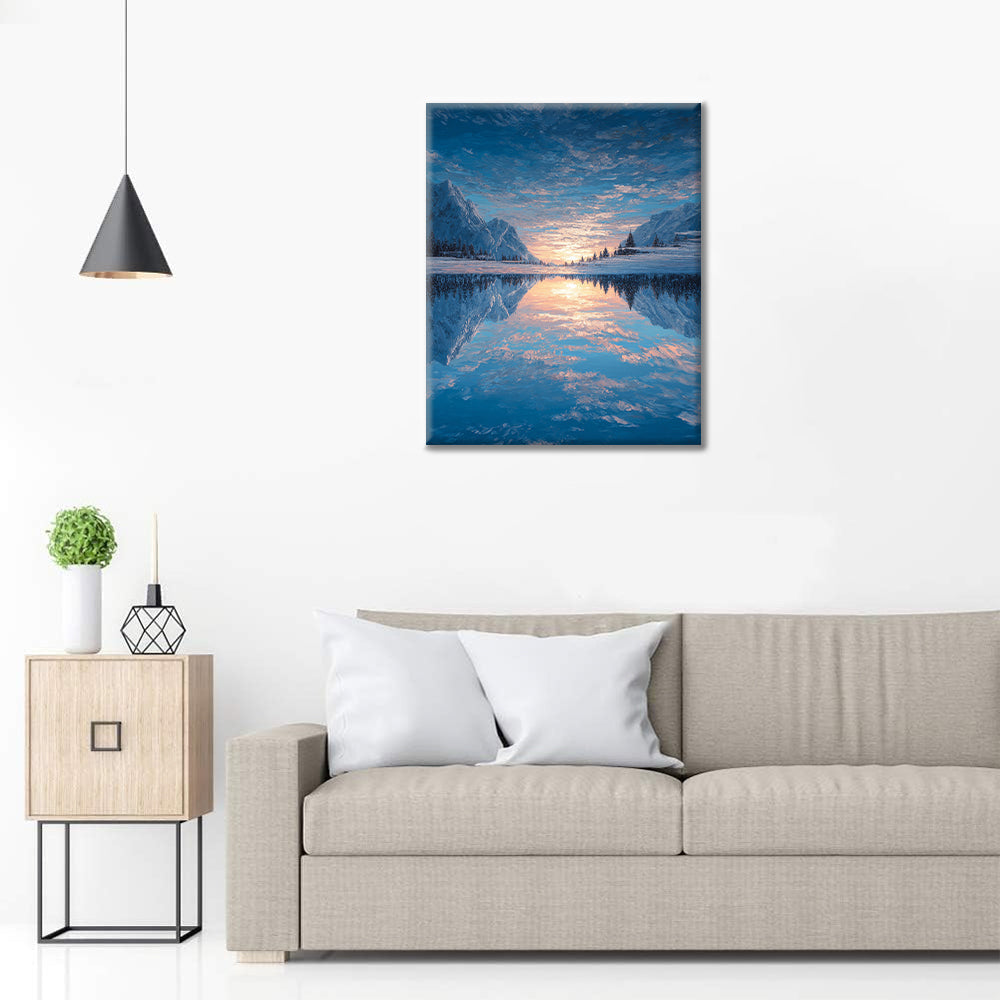 Reflejo congelado - Pintar por números