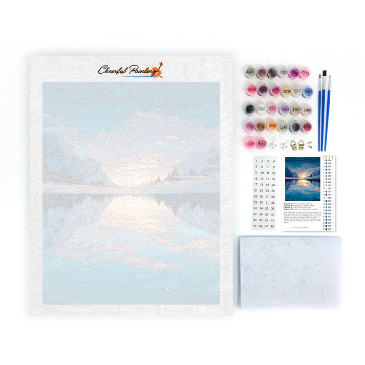 Reflejo congelado - Pintar por números