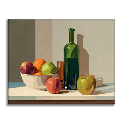 Bodegón de frutas - Pintar por números