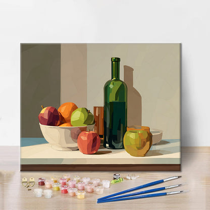 Bodegón de frutas - Pintar por números