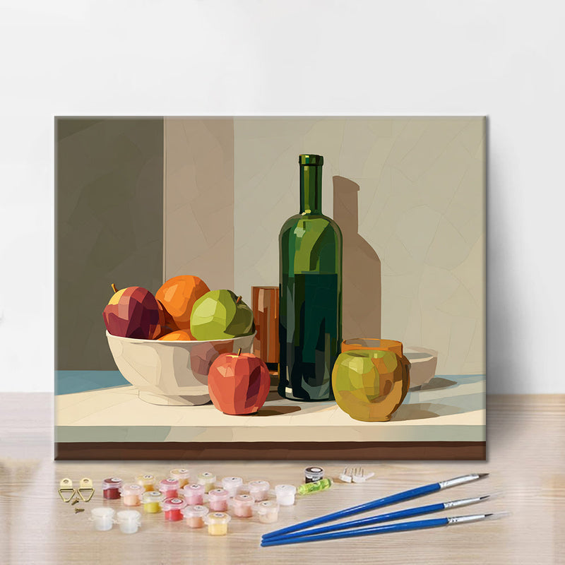 Bodegón de frutas - Pintar por números