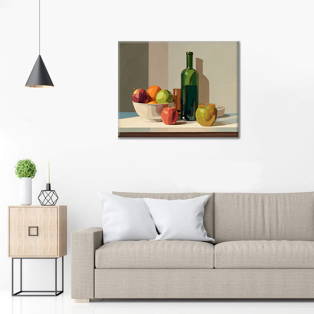Bodegón de frutas - Pintar por números