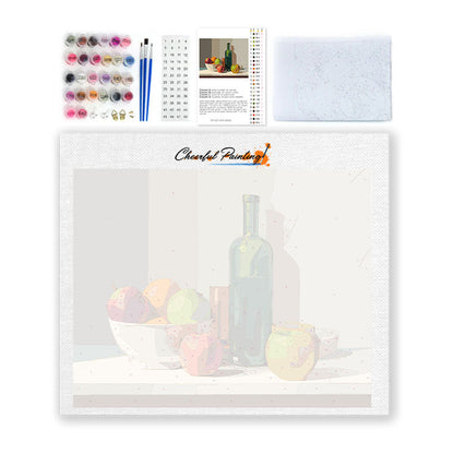 Bodegón de frutas - Pintar por números