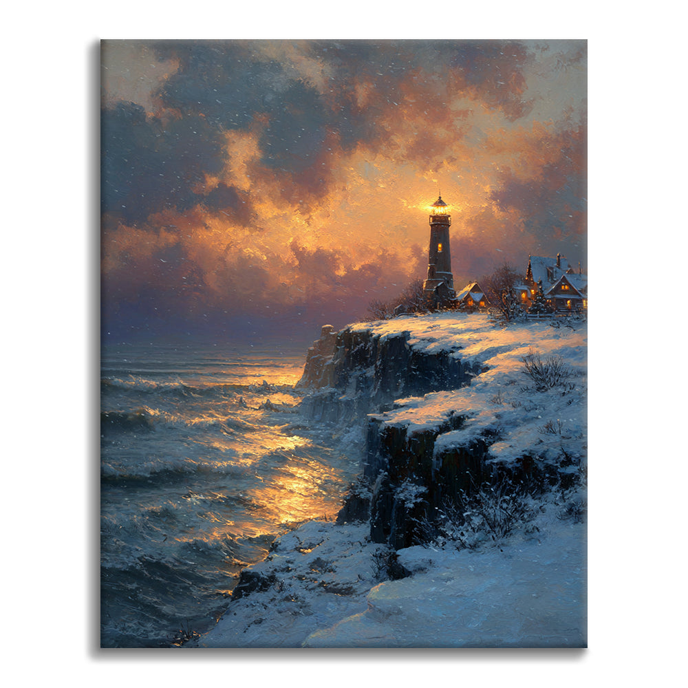 Faro Dorado - Pintar por números