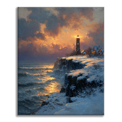 Faro Dorado - Pintar por números