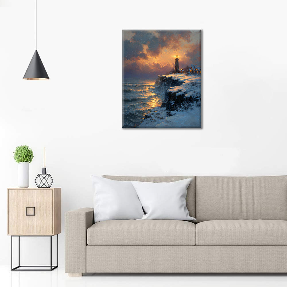 Faro Dorado - Pintar por números