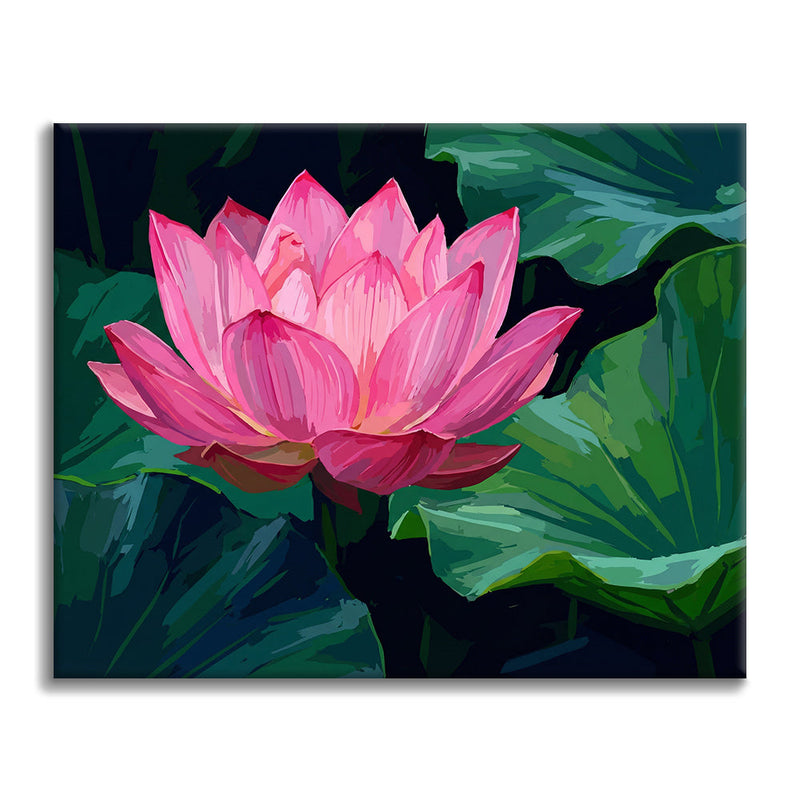 Flor de loto - Pintar por números