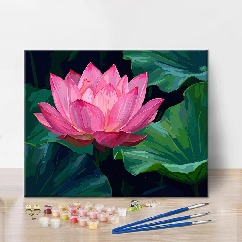 Flor de loto - Pintar por números