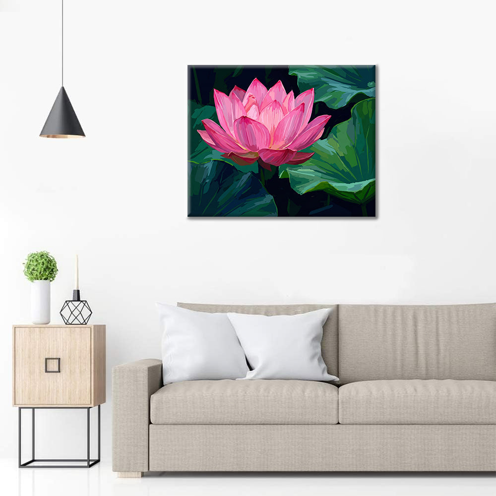 Flor de loto - Pintar por números