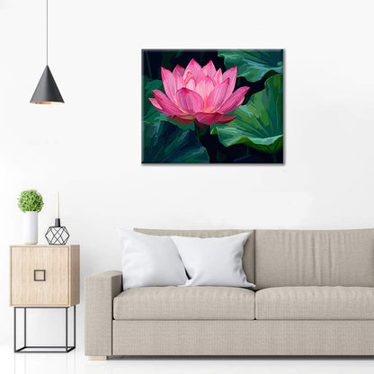 Flor de loto - Pintar por números