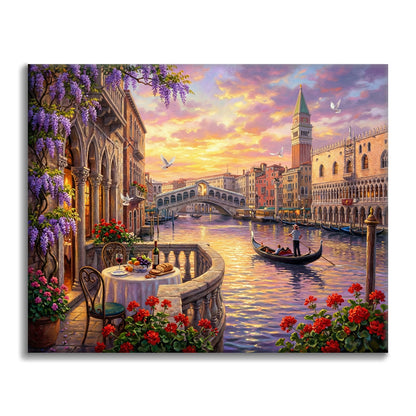 Venecia romántica - Pintar por números
